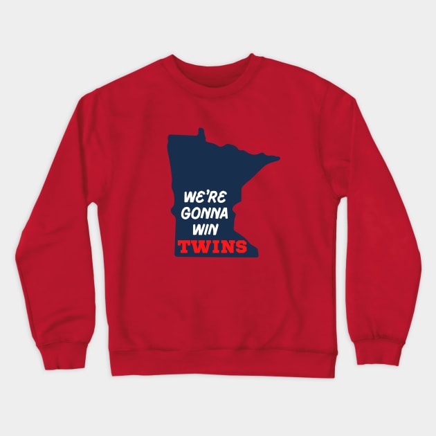 Minnesota Twins State Silhouette Crewneck Sweatshirt by SiebergGiftsLLC